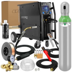 Spartus EasyMIG 375 pakiet - Zestaw spawalniczy #1