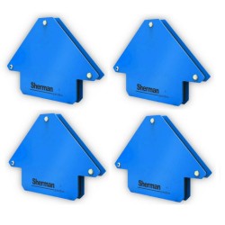 Zestaw 4x Kątownik spawalniczy magnetyczny 12,5kg