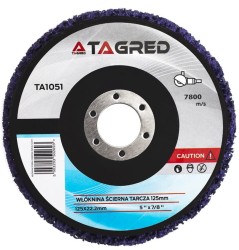 Tagred Tarcza ścierna włóknina fioletowa 125mm