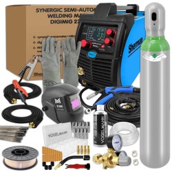 Sherman Spawarka DIGIMIG 220 LCD - Zestaw spawalniczy nr 4