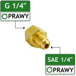 Vogelmann Redukcja do reduktora azotu GW 1/4" GZ SAE 1,4" do klimatyzacji 