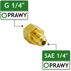Vogelmann Redukcja do reduktora azotu GW 1/4" GZ SAE 1,4" do klimatyzacji 