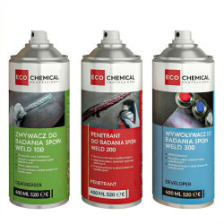 Zestaw do badania spoin WELD 3x 400ml EcoChemical