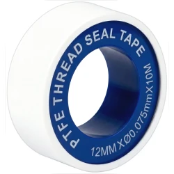 Taśma teflonowa PTFE 12mm x 0,075mm - 10 metrów (1 szt.)