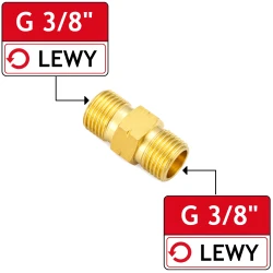 Łącznik gazowy 3/8″LH (acetylen/propan) Vogelmann