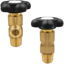 Zawór RPV do butli Argon MIX Hel 200bar z ciśnieniem resztkowym W 21,8x1/14" Müller