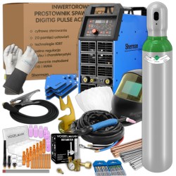 Sherman DIGITIG pulse AC/DC 315GD - Zestaw spawalniczy #5